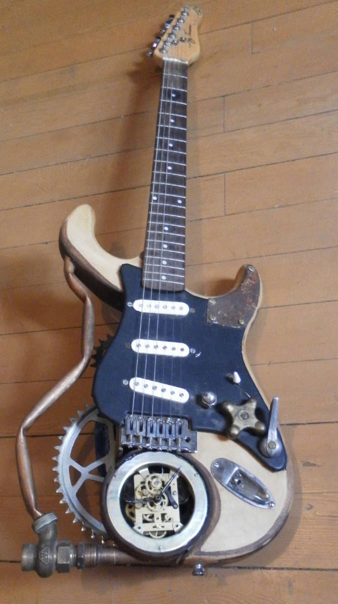 Custom Steampunk Guitar