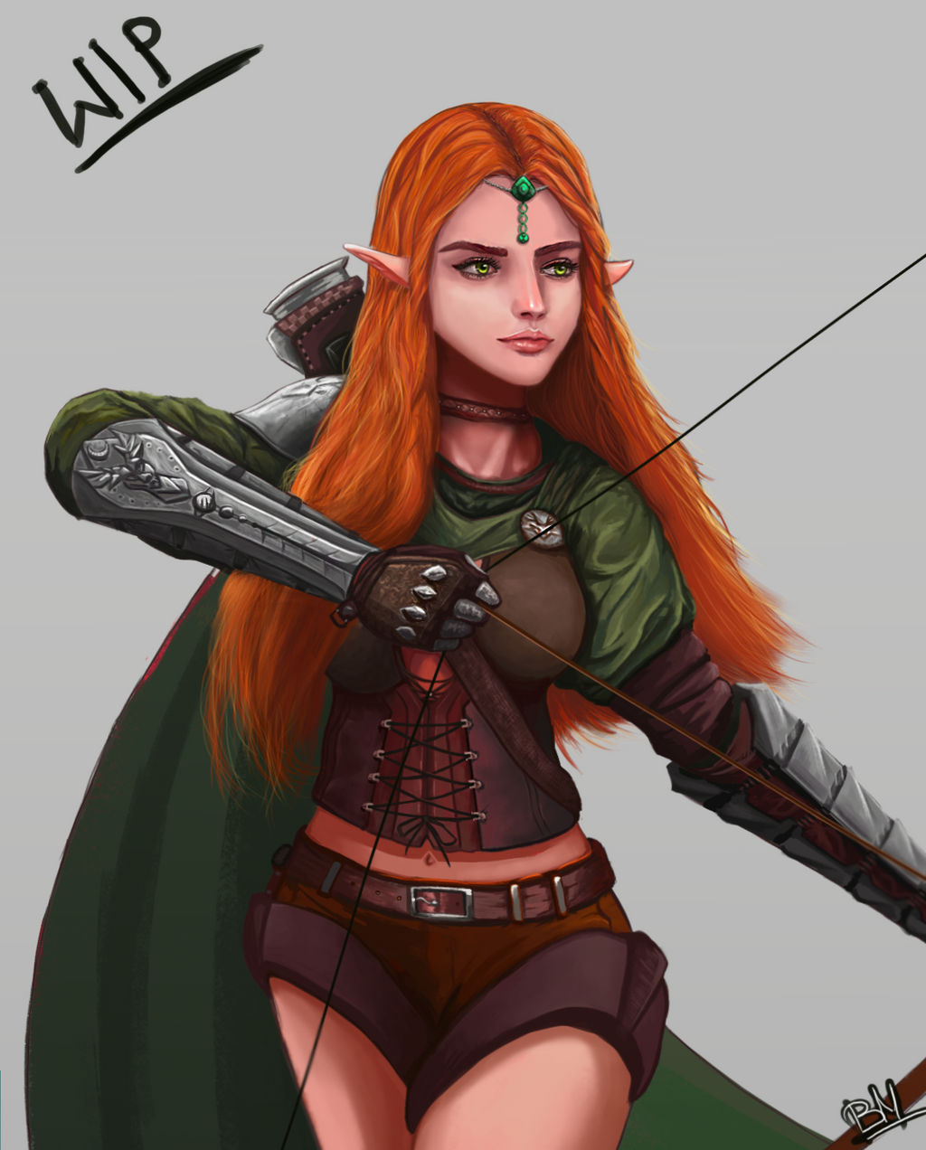 Elf archer - work in progress