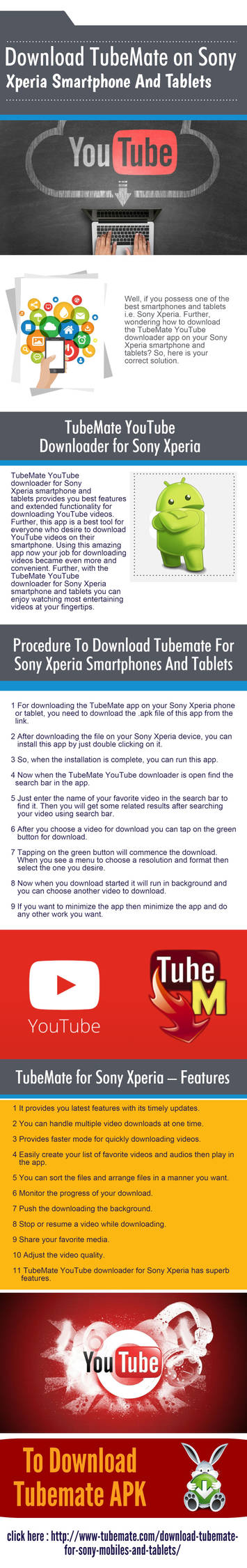 Download TubeMate On Sony Xperia Smartphone And Ta