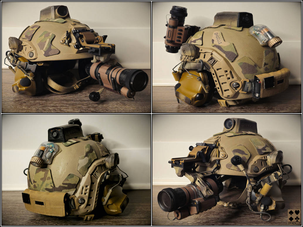 Ops-Core SF Ballistic Helmet Setup - SPADILLE by Amazing--Ace on DeviantArt