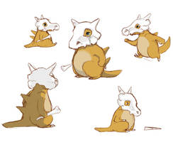 Cubone Doodles