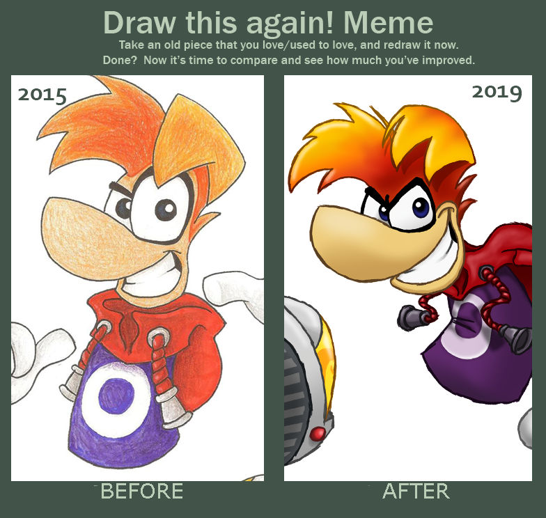 Rayman - 4 Years of Evolution by Rayman2000 on DeviantArt