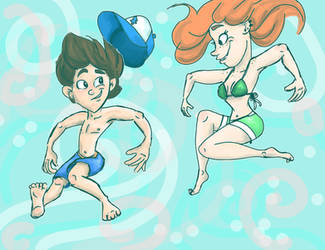 Dipper/Wendy Underwater