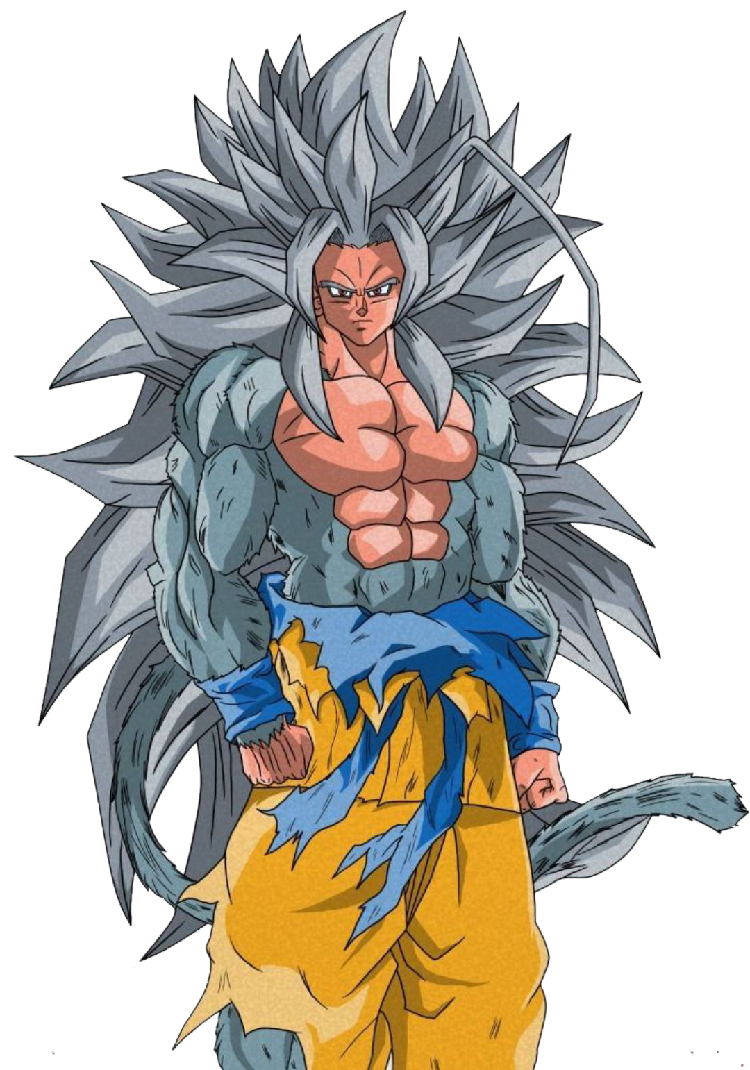 Ssj5 Drawing Goku (Daima) SSJ5 Rander Fan drawing by Hamode9676 on DeviantArt