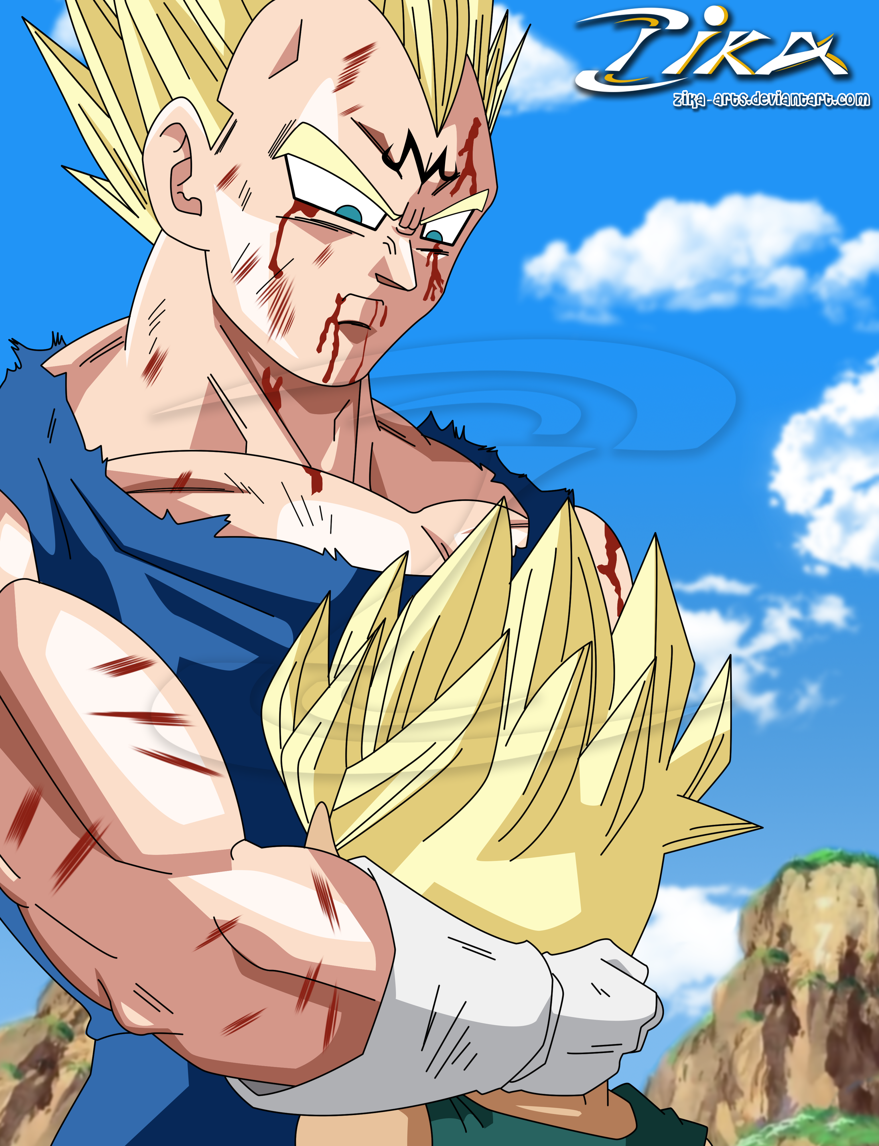 Wallpaper Vegeta and Trunks by Dony910 on DeviantArt