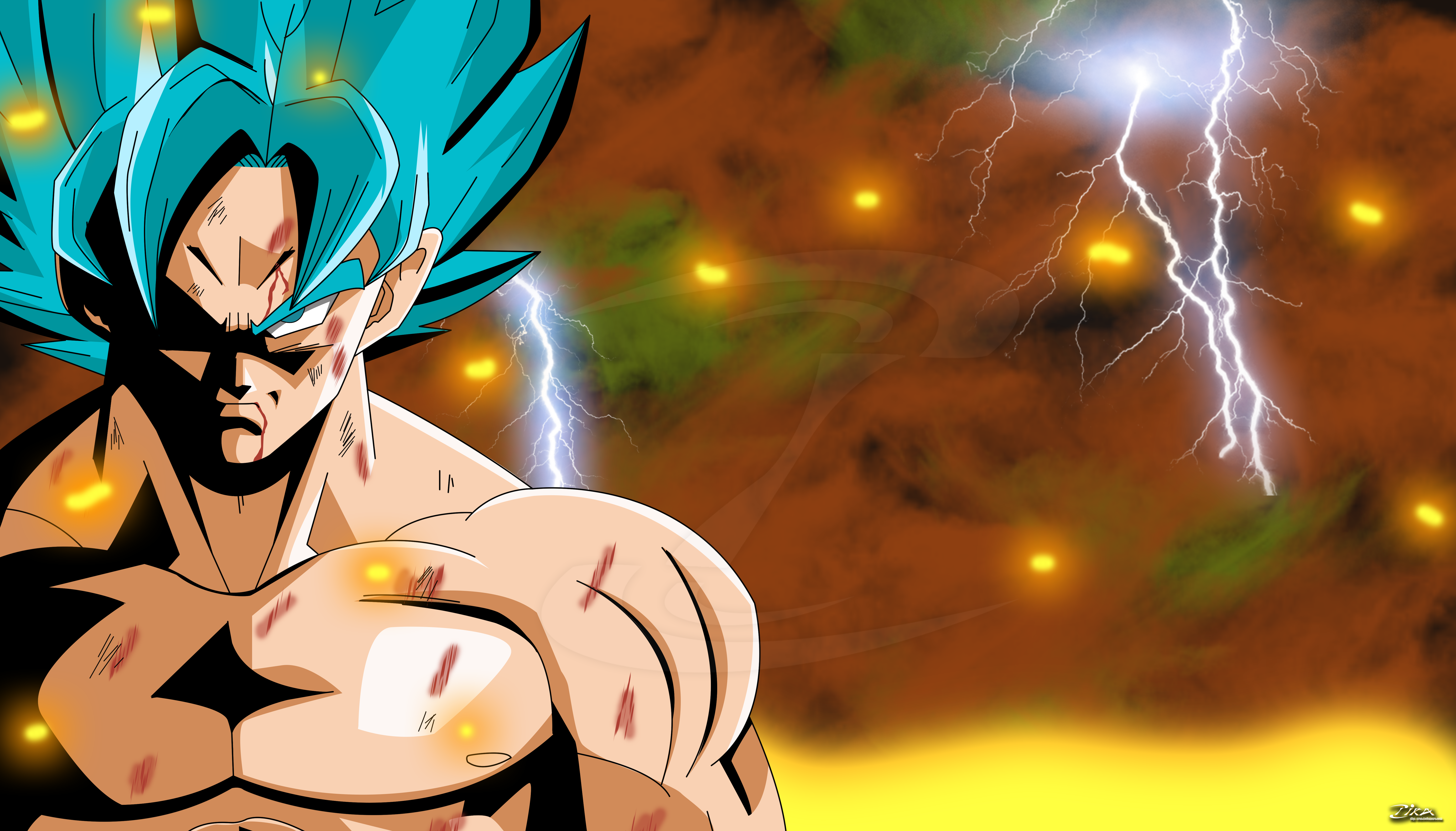 zeta sagar - Goku SSJ Blue - FanArt