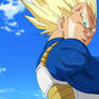 Vegeta looking