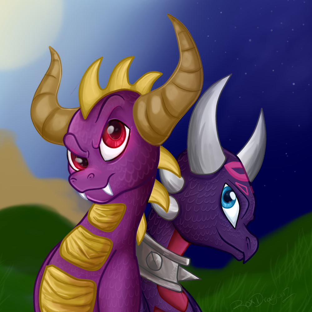 Skylanders-Spyro and Cynder