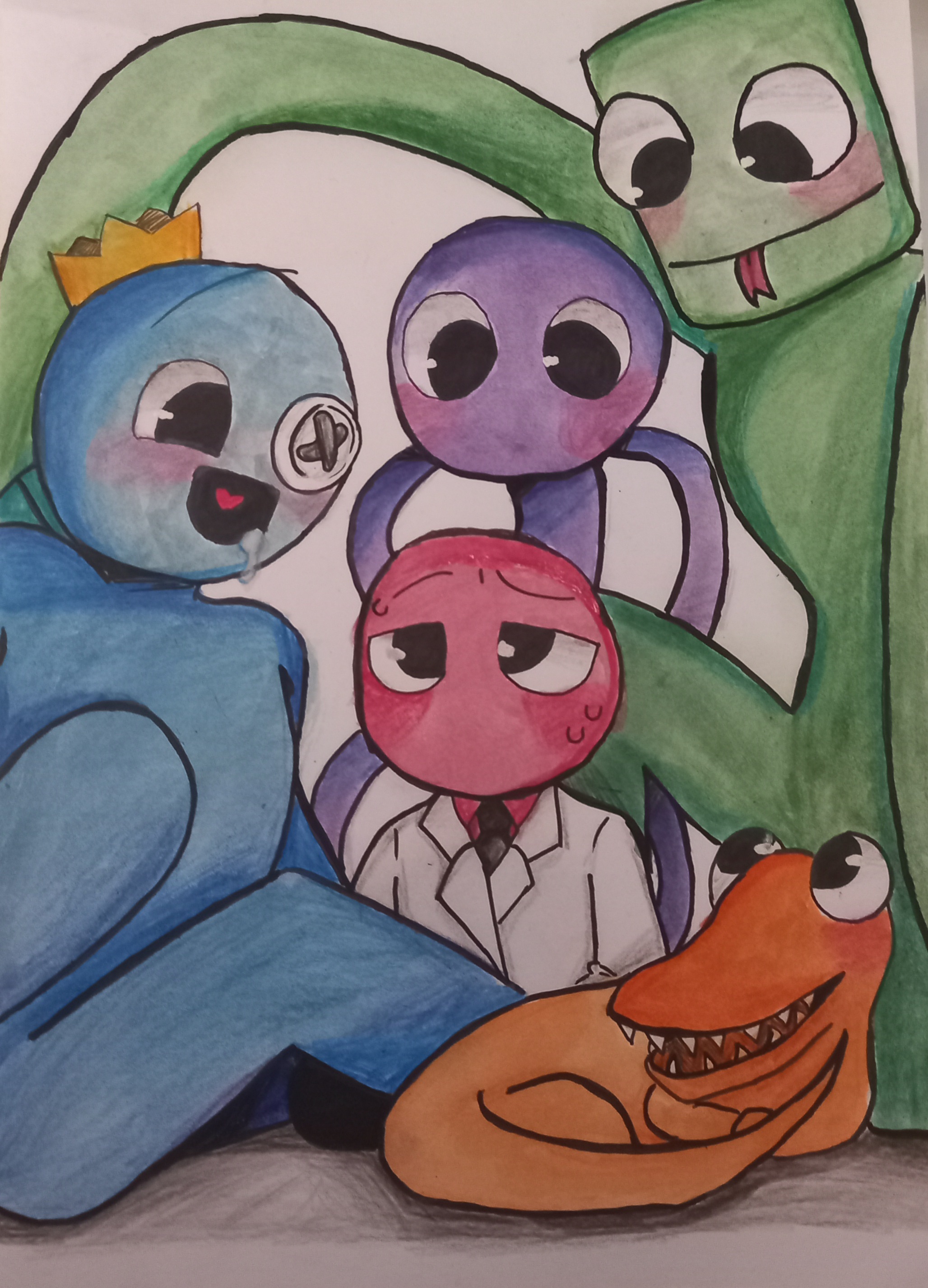 Roblox Rainbow friends blue by umimallang on DeviantArt