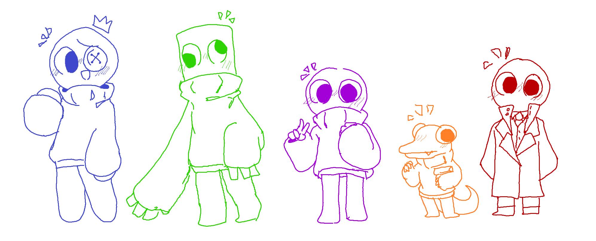 Roblox Rainbow friends blue by umimallang on DeviantArt