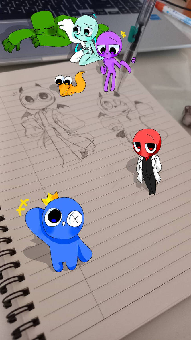 Rainbow friends by umimallang on DeviantArt
