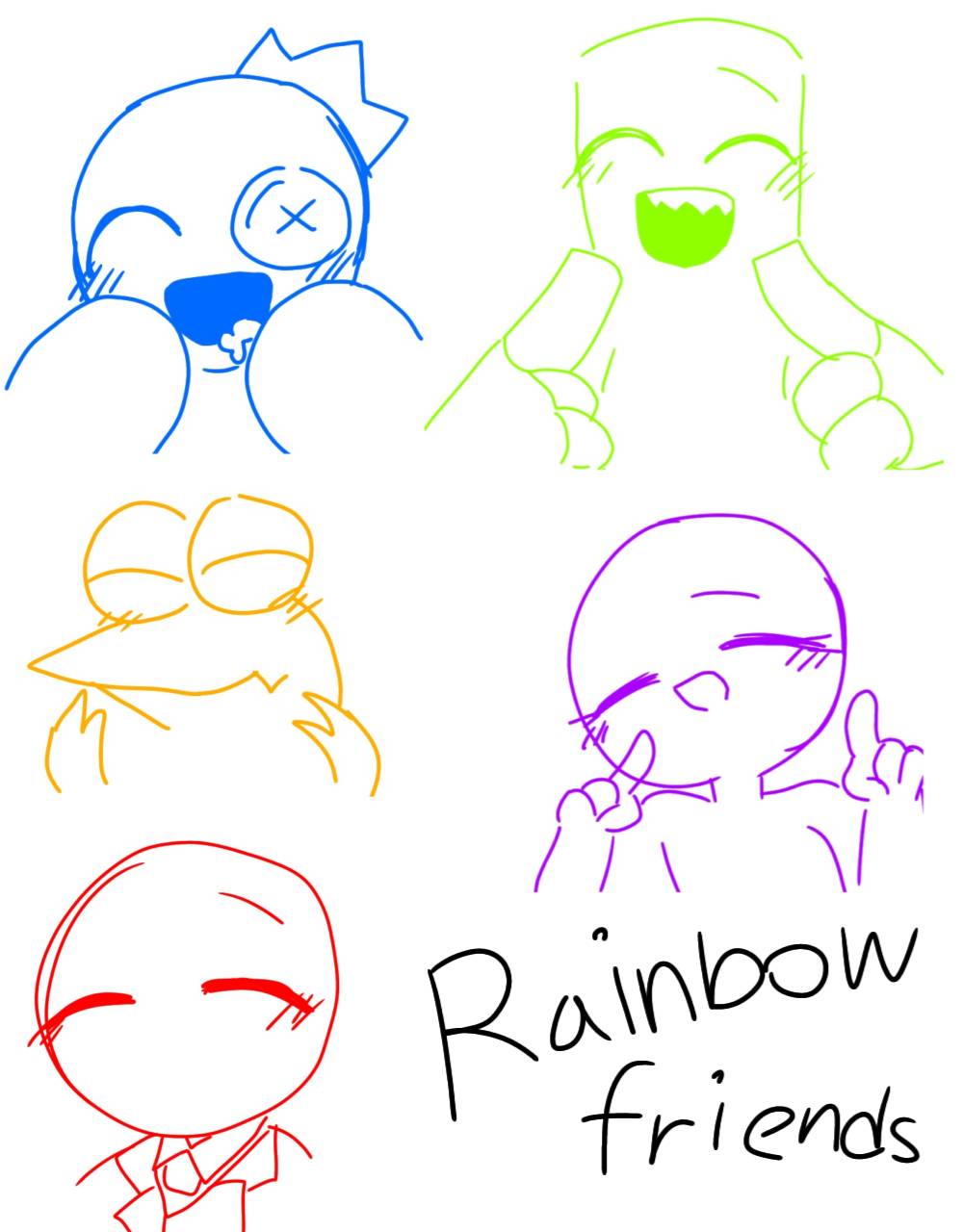 Roblox rainbow friends ) blue please help by umimallang on DeviantArt