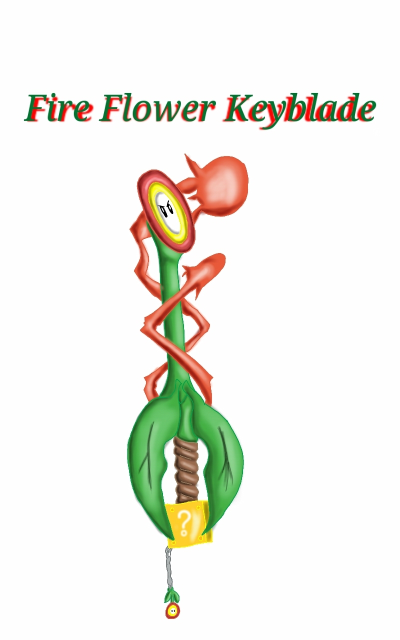 fire flower Keyblade by superarmoredbear on DeviantArt