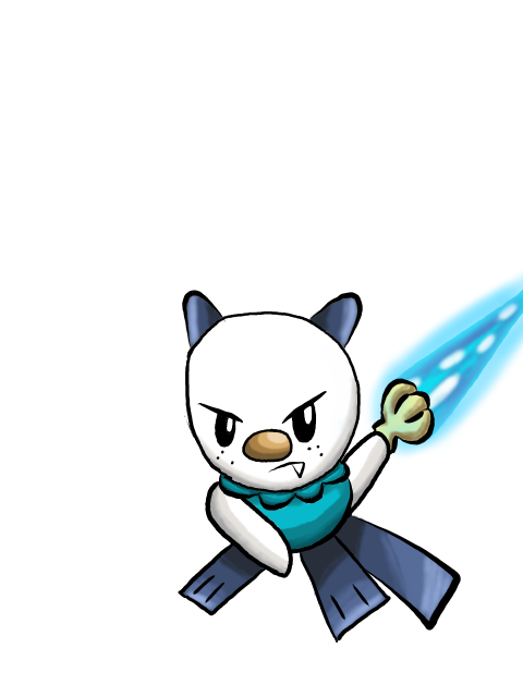 oshawott razor shell by superarmoredbear on DeviantArt
