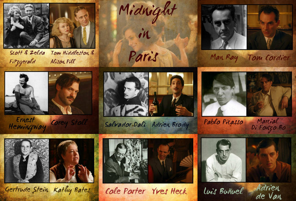 Midnight in Paris: Actors vs reality by StJimmy-Son-Of-A-Gun on DeviantArt