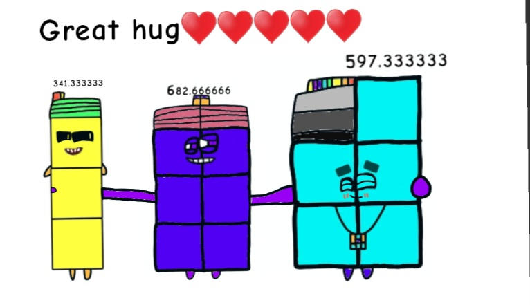 Great hug with big numbers by billiebooboo11 on DeviantArt