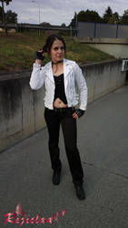 Claire Redfield RE DC Biker cosplay V