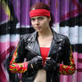 Claire Redfield RE2 Alternate biker cosplay VI