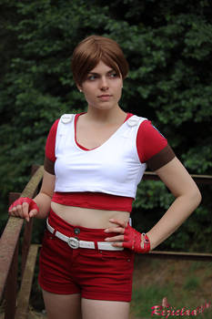 Rebecca Chambers Red Medic cosplay XII