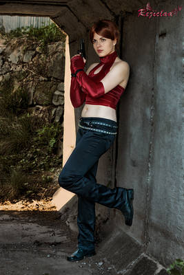 Rebecca Chambers Biohazard Zero leather cosplay