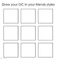 Draw Your Friends Style Meme BLANK