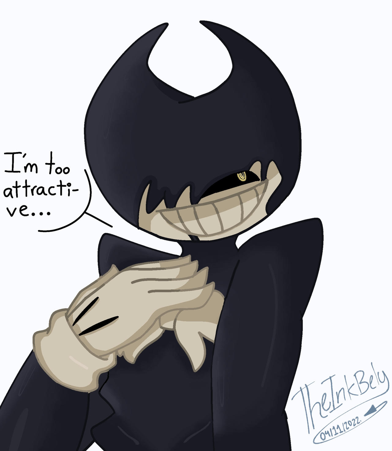 How To Draw Ink Demon From Bendy And The Ink Machine