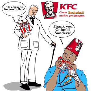 Race Wars KFC bit