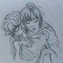 Aizen and Momo Hug