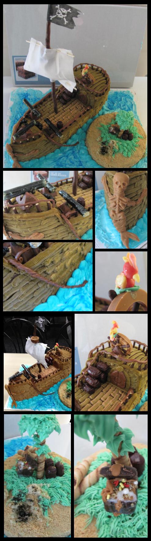 Pirate Ship Cake