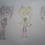 Shadina, Lily the cat, and Ames Rosei