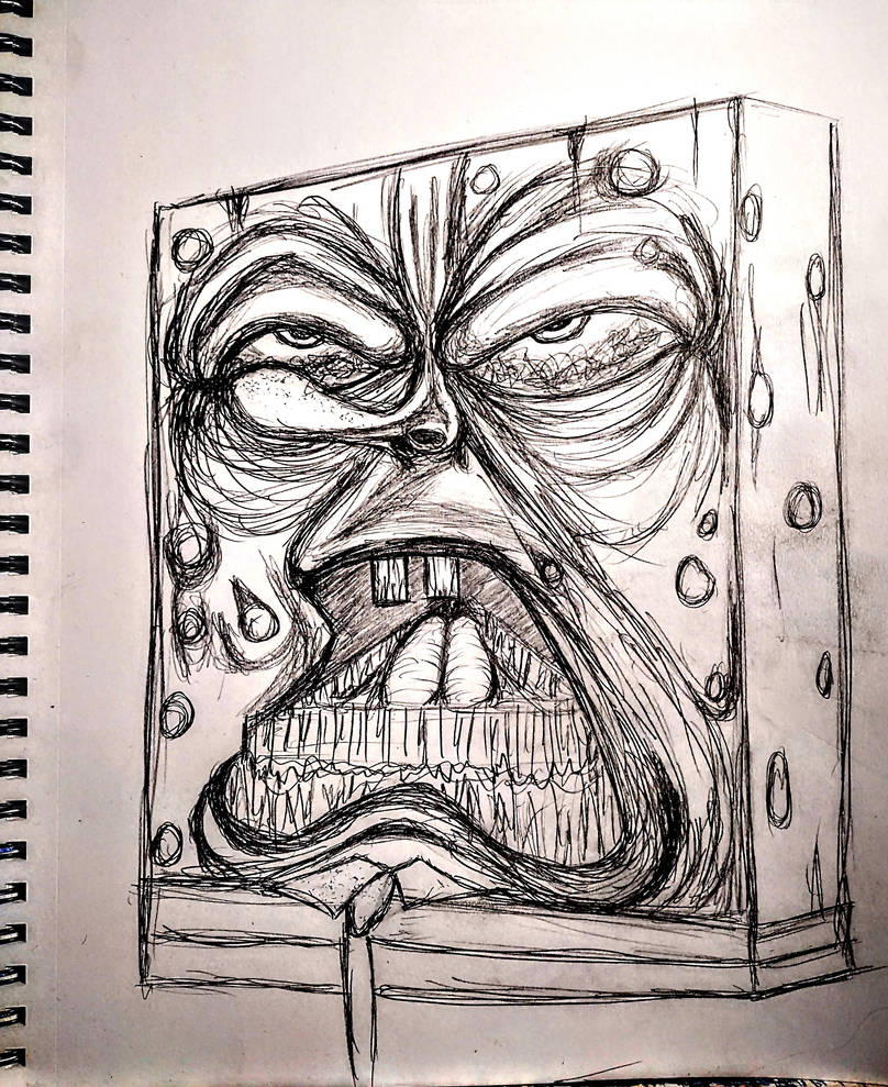 Sponge Bob\ Quick scribble\ Rough by Trisomy21jumpstreet on DeviantArt