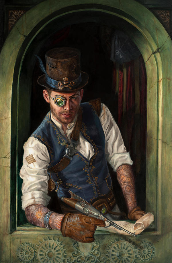 Portrait of Captain Rackham by LMessecar on DeviantArt