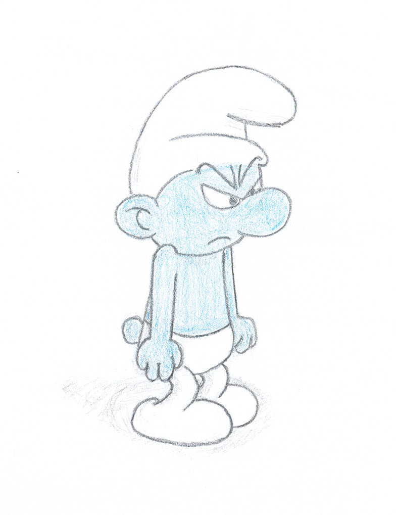 Schtroumpf Grognon By Minux86 On Deviantart Schtroumpf Grognon By Minux86 On Deviantart