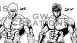 Hokuto no Ken - 2018 VS 2020 by gwydion1982