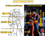 Commission price list by gwydion1982