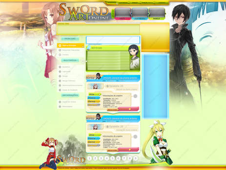 Sword Art Online - Layout