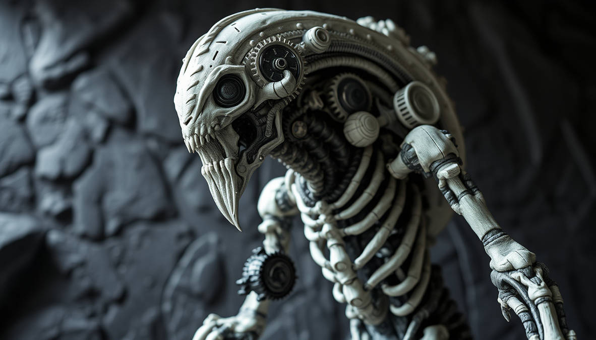 white black alien H.R