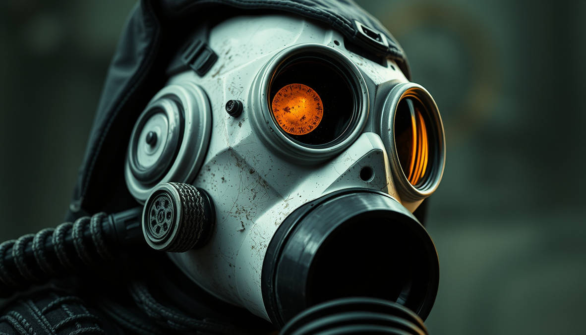 Dystopian Future Survivor Nuclear Fallout Protecti