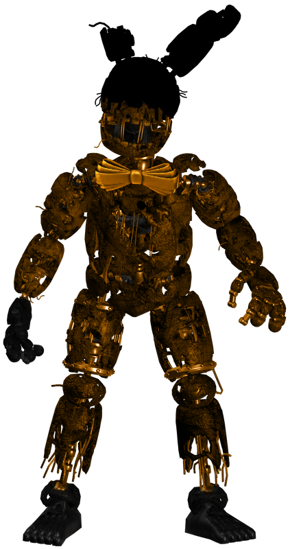 Spring Trap Ink Ink Springtrap (BATIM FNaF AR Skin) by ToxiinGames on DeviantArt