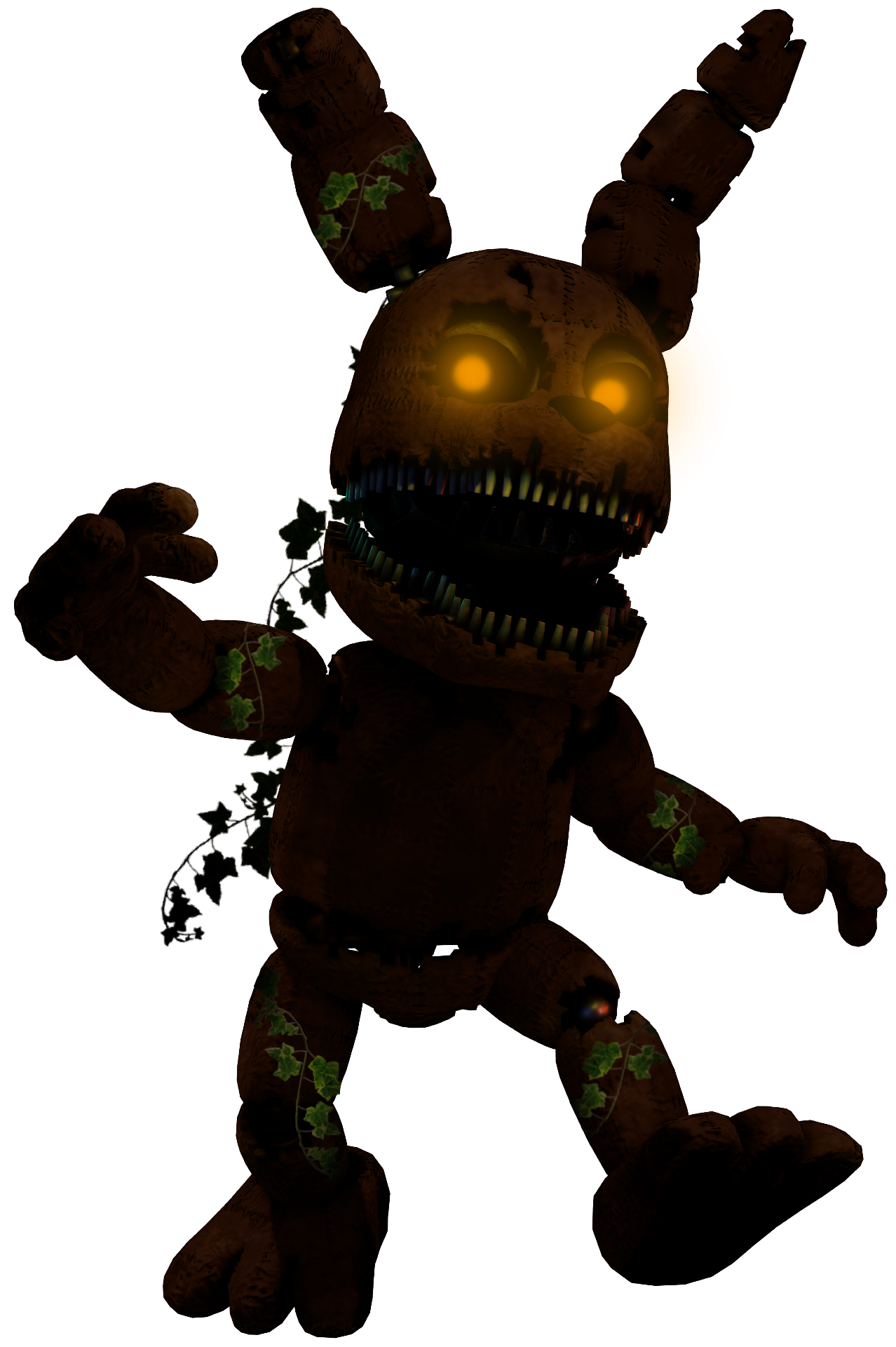 Shattered Springtrap (FNaF AR Skin Concept) by ToxiinGames on