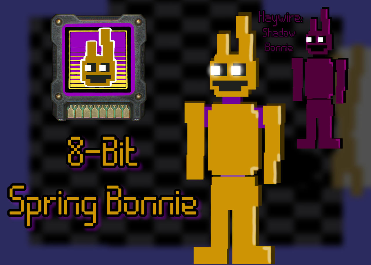 8Bit Spring Bonnie (FNaF AR Concept) by ToxiinGames on DeviantArt