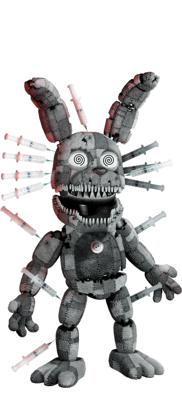 Shattered Springtrap (FNaF AR Skin Concept) by ToxiinGames on
