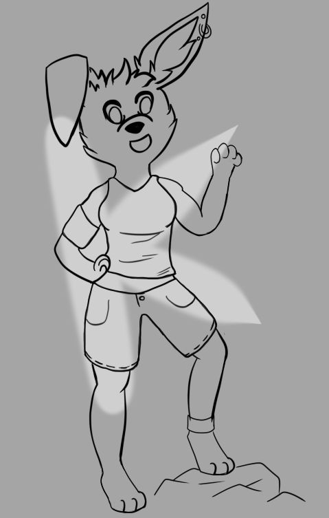 Anthro Rabbit Jump WIP Anthro Rabbit by Kraft-Manor on DeviantArt