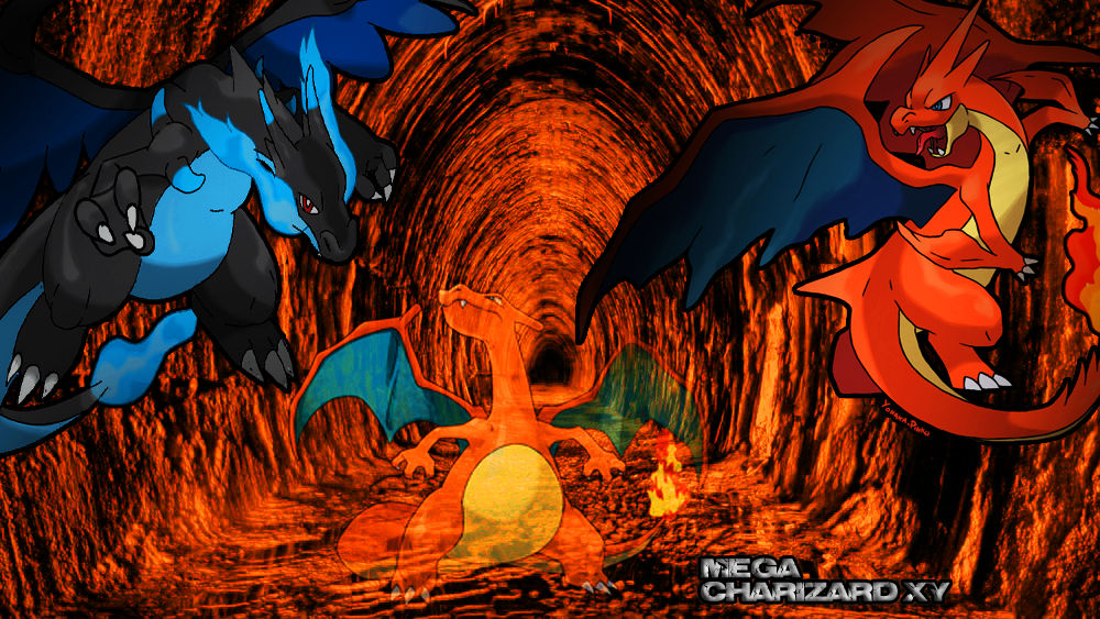 Mega Charizard XY Wallpaper by Bloody-Sama on DeviantArt
