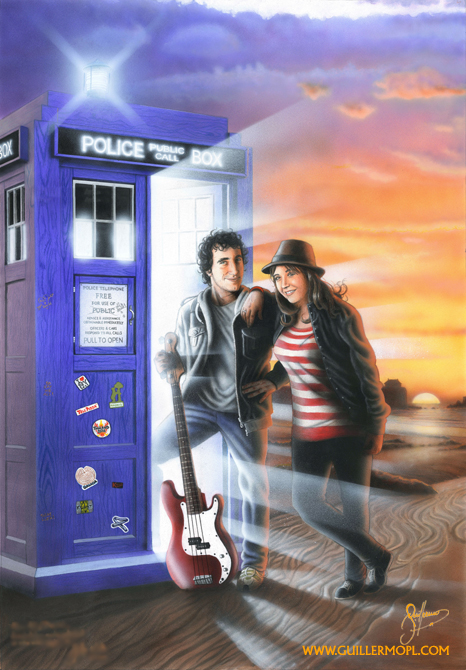 Doctor Who Homage (commissioned portrait)