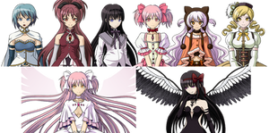 Dangan Ronpa Madoka sprite edits