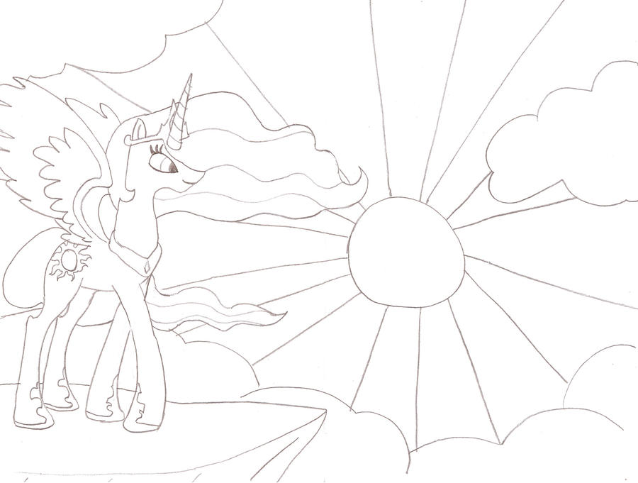 Rise with the sun-uncolored