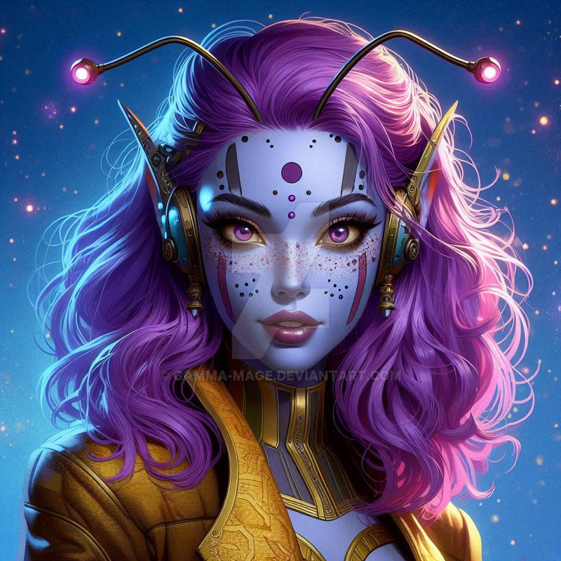 Andromeda, Lashunta Mystic by Gamma-Mage on DeviantArt