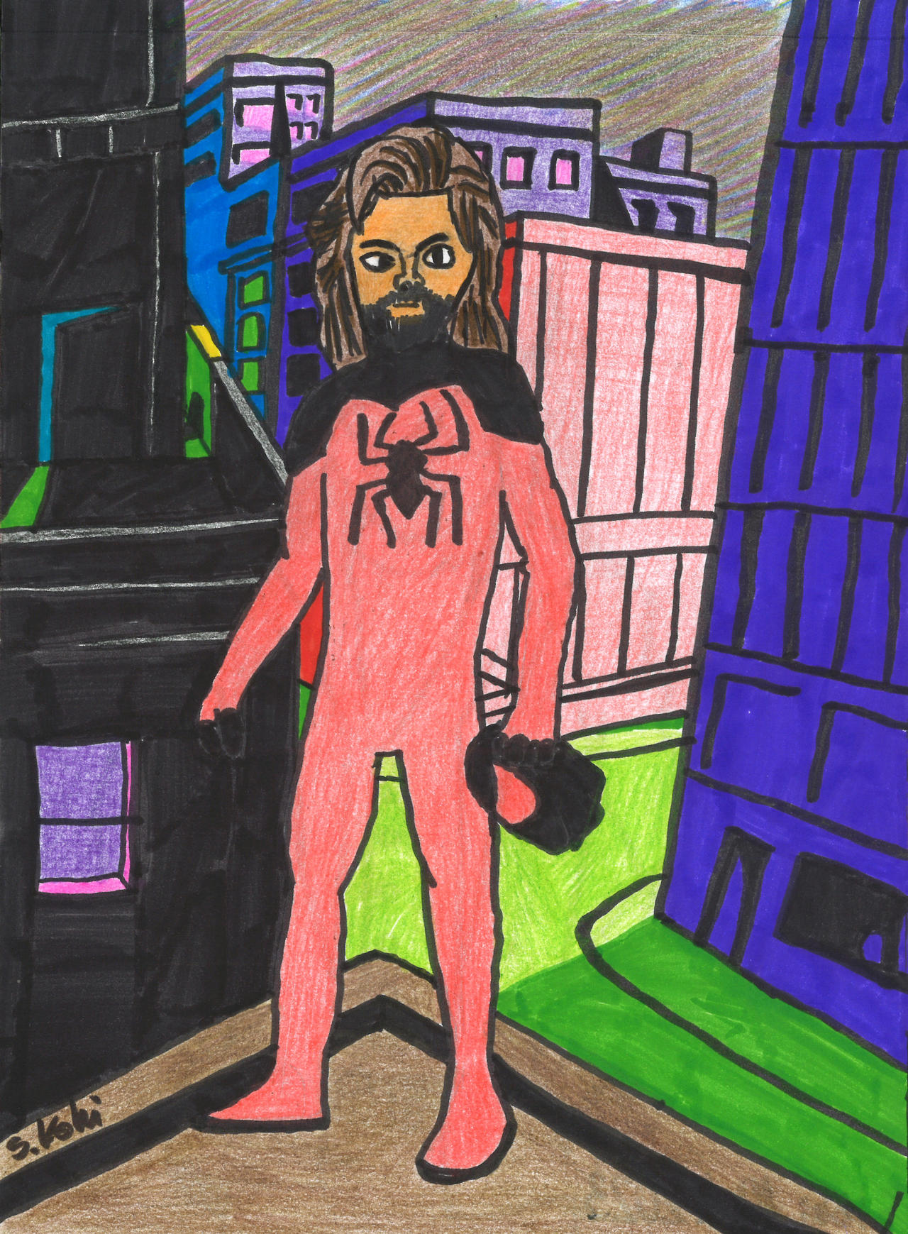 Kaine Parker 1960s style by iamvenom1995 on DeviantArt