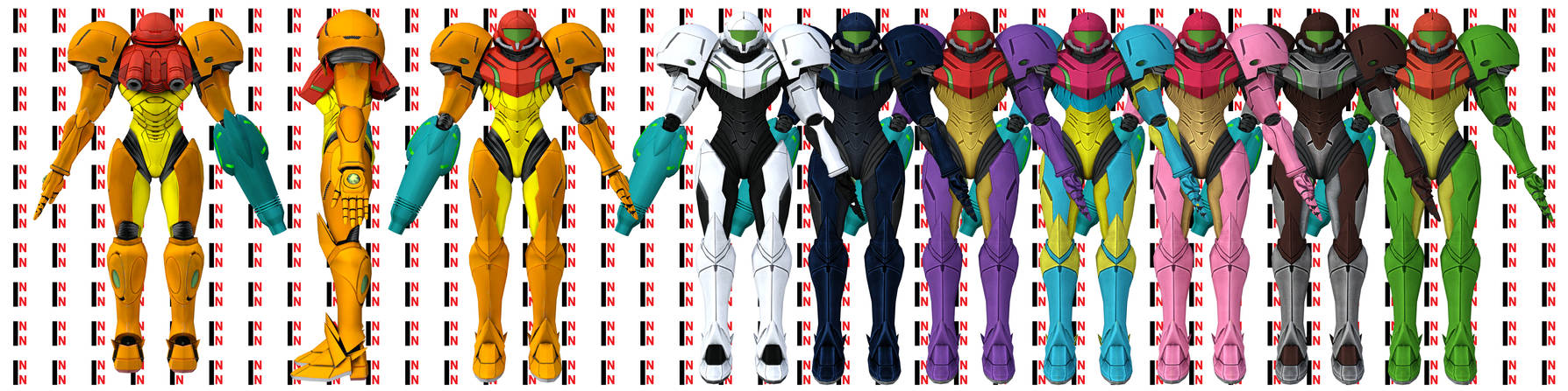 Samas Armor Samus Aran armor for DazStudio by INNModels on DeviantArt